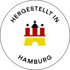Hergestellt in Hamburg Siegel